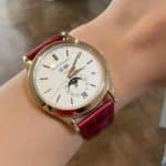 Replacement olive green nylon canvas velcro watch band for Cartier Santos Quickswitch strap