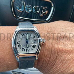 Cartier Roadster brown leather strap