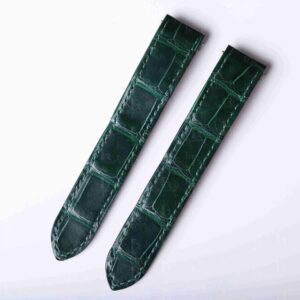 Cartier Roadster black calfskin leather watch band strap 19mm drwatchstrap