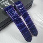 Replacement leather watch strap band fit for Cartier Santos 100 (2) Cartier Santos 100 Anniversary Red alligator leather watch band strap (1)