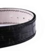 Custom handmade replacement black leather watch bands for Patek Philippe Grand Compalication strap