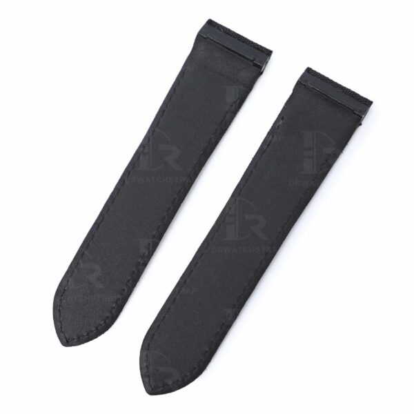 Custom best quality OEM handmade black nylon kevlar fabric canvas replacement Cartier de Santos strap and watch band for Cartier de Santos 100 Midsize Large Chronograph XL size watch - Shop canvas straps and watch bands online at a low price