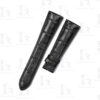 Buy Custom handmade replacement Black leather watchbands for Patek Philippe Grand Compalication 5905R straps