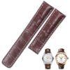 Custom handmade replacement leather alligator watch bands for Carl f Bucherer strap
