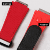 Custom best quality material rubber velcro watch band and elastic red blue black white yellow prange replacement watch strap for Richard Mille RM luxury watches aftermarket watch bands online for sale at a low price