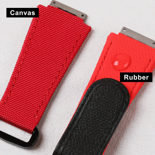 Custom best quality material rubber velcro watch band and elastic red blue black white yellow prange replacement watch strap for Richard Mille RM luxury watches aftermarket watch bands online for sale at a low price