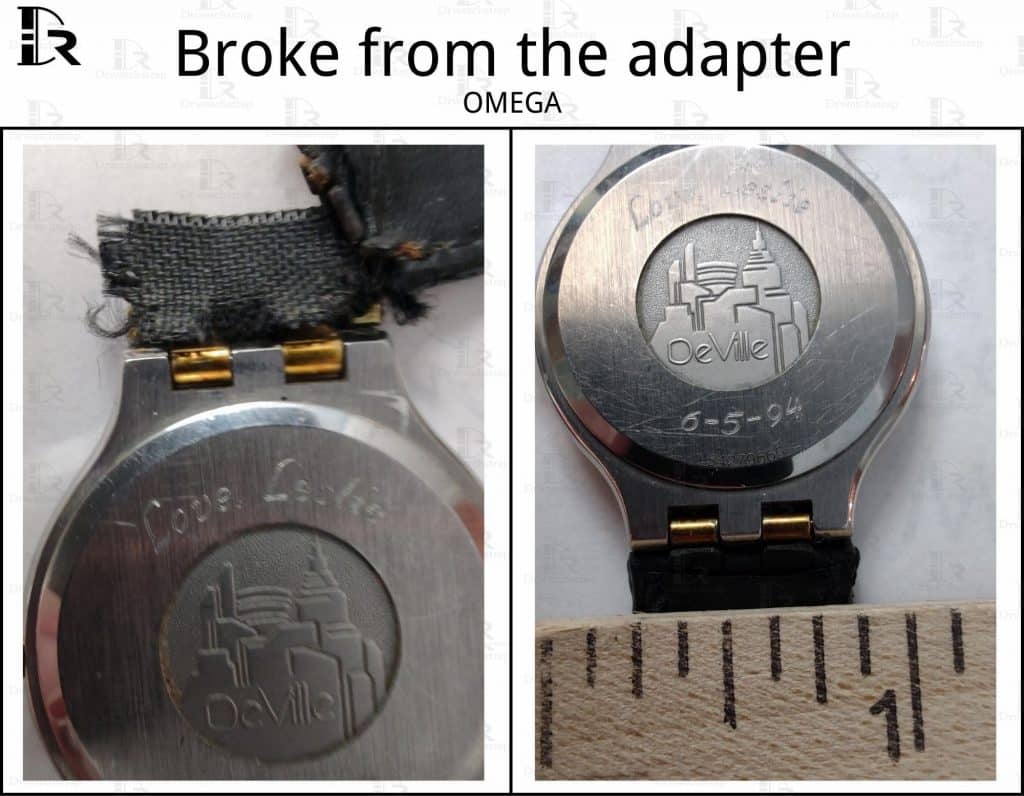 Omega watch band strap adapter