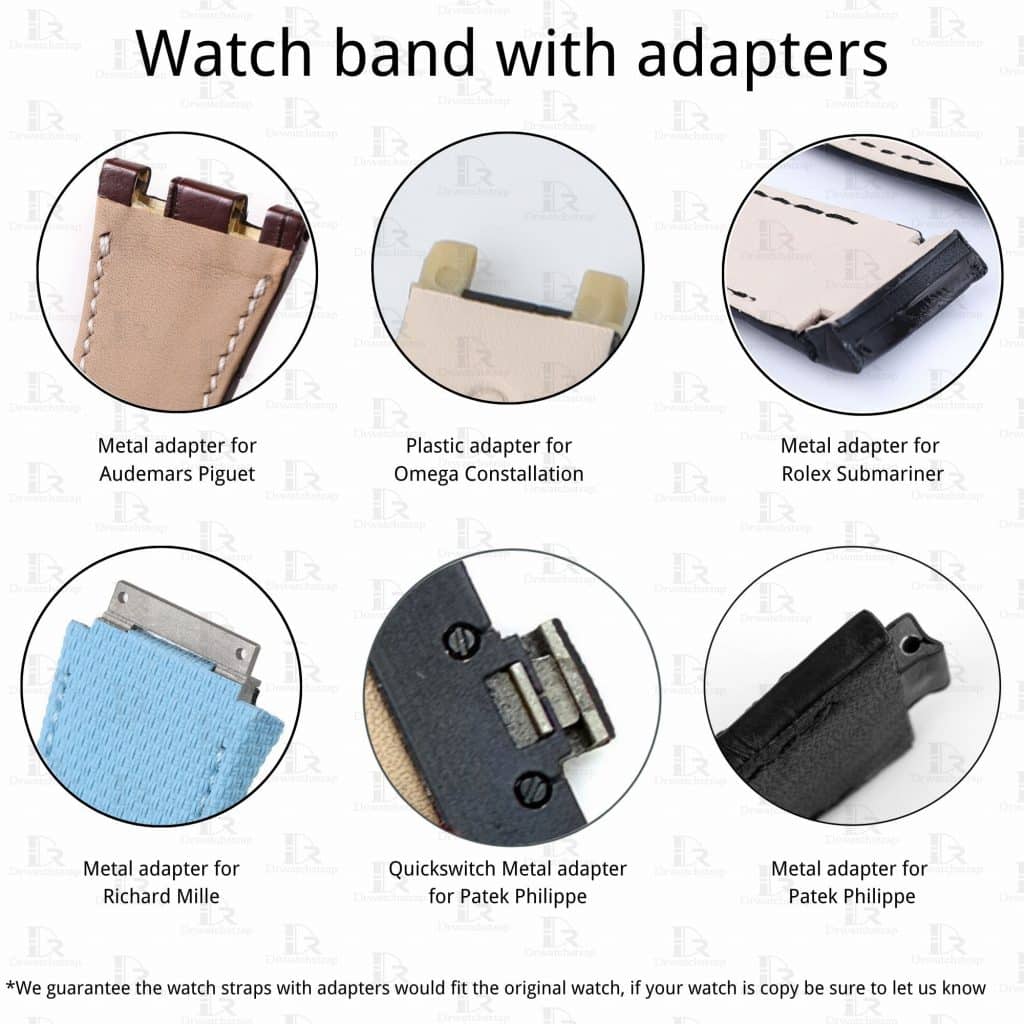 What is watch strap band adapter lug connector