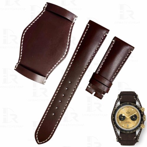 Custom handmade bund leather watch band for Tudor Black Bay watch Custom handmade brown leather bund strap and watch band replacement for Tudor Black Bay 58 41 GMT Heritage as well as Rolex watches, Paul Newman Daytona, Omega Speedmaster, Oris, Seiko, Breitling