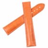 Omega watch leather strap replacement alligator the best quality Omega Seamaster orange watch straps Omega Seamaster watch bands for sale