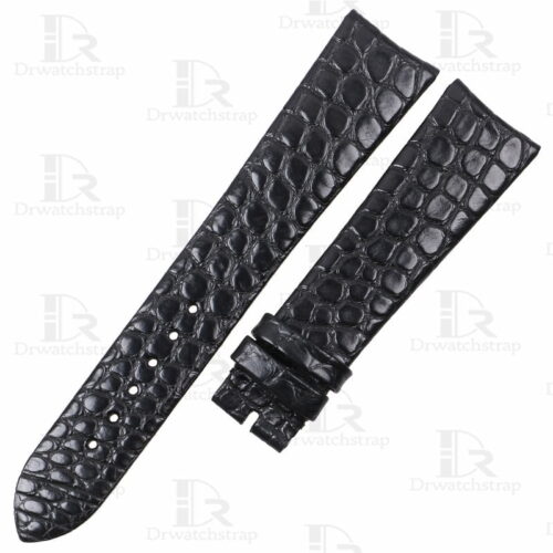 Buy custom Girard Perregaux 1966 Black leather watch strap 20mm for sale (1) Handmade Genuine best quality American Alligator Round-scale Curved-end Black leather watch straps & watch bands replacement for Rolex Cellini & Girard Perregaux 1966 luxury watches - Shop and buy aftermarket OEM high-end leather straps from dr watchstrap for sale at a low price