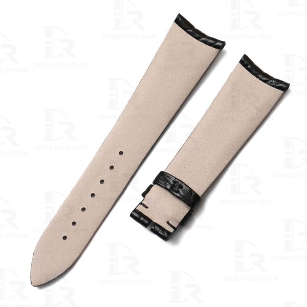 Premium calfskin leather lining material of Girard Perregaux watch strap