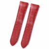 Custom replacement red calfskin leather watchbands for Cartier Roadster strap Custom Genuine red calf leather Quickswitch leather strap and watch band replacement 19mm 20mm for Cartier Roadster Chronograph, XL, 2510, GMT 19mm 20mm