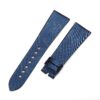 buy custom Cartier Tank Divan Blue satin leather watch strap 24mm for sale