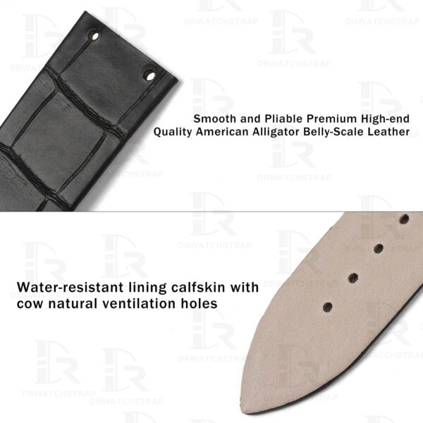 Buy custom Piaget Limelight Magic Hour Black leather watch straps 20mm for sale (3) Buy custom Piaget Limelight Magic Hour Black leather watch straps 20mm for sale (3)