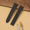 Custom Cartier black leather strap for sale satin watchstraps (2) Custom Cartier black leather strap for sale satin watchstraps (2)