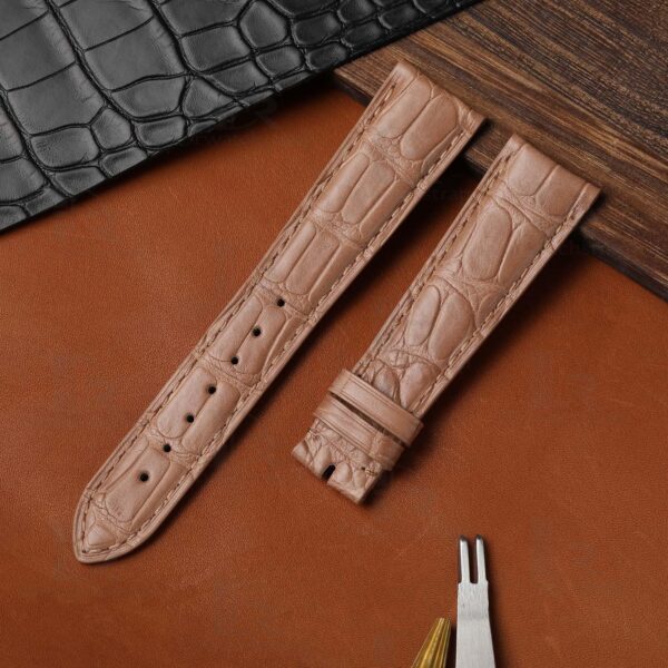 Custom Girard Perregaux World Time Series 49870 Khaki leather watch strap 20mm 21mm 22mm for sale Custom Girard Perregaux World Time Series 49870 Khaki leather watch strap 20mm 21mm 22mm for sale