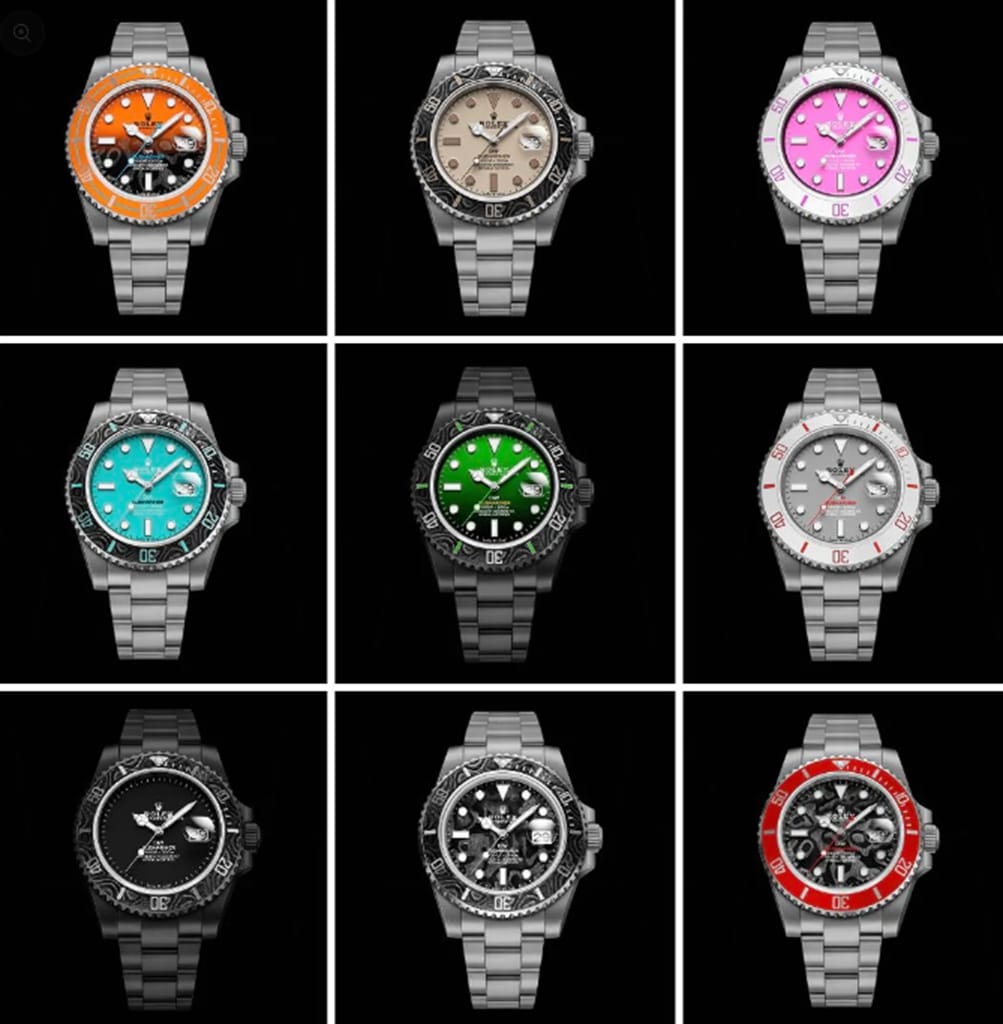 rolex daytona carbon watches