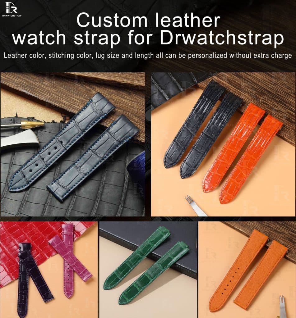 Custom Cartier Leather watch bands