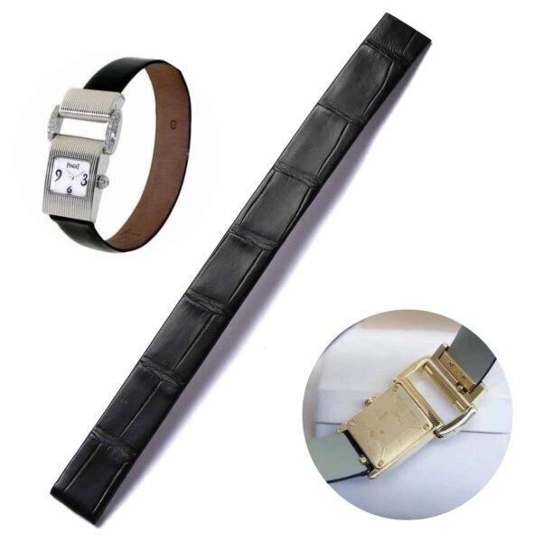 Handmade Leather watch strap for Piaget Miss Protocole bracelet