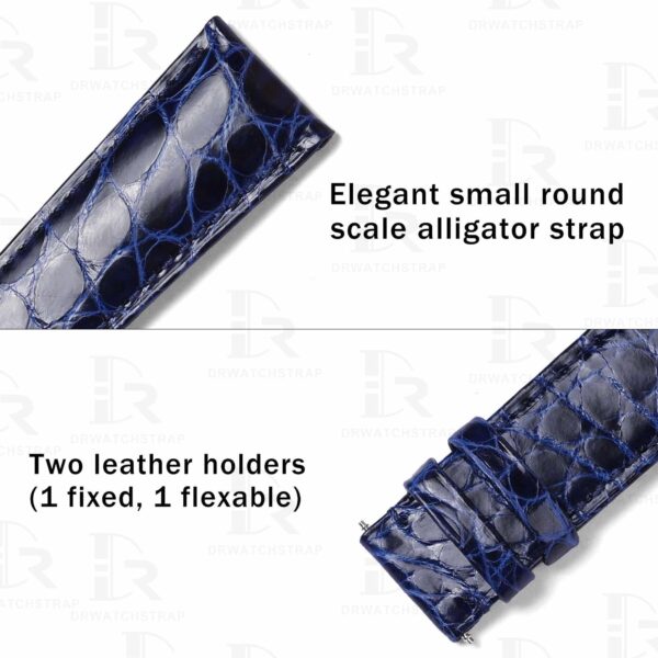 Buy Custom Citizen Collection Citizen Watch Blue leather watchbands 22mm handmade for sale (2)