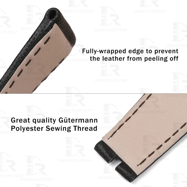 Buy custom Rolex Black nylon watch bands 20mm handmade for Rolex sale (2)