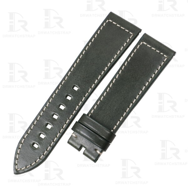 Buy custom Green leather replacement watch strap for Zenith Big Pilots watch 23mm 24mm watchbands