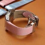 Buy Custom Corum Admirals Cup blue leather watch straps replacement watch band