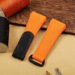 Buy Custom Omega, Garmin rubber velcro watch band 20mm 22mm handmade hook and loop watchstraps (1)