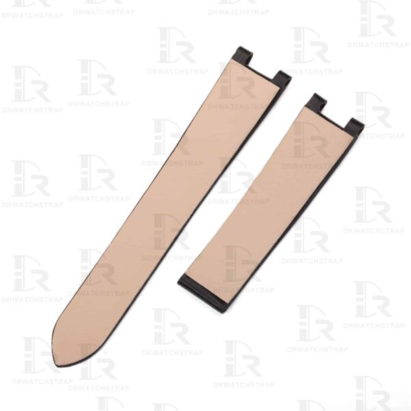 Buy Custom Cartier pasha 35mm Black Satin strap 14mm 16mm 18mm 20mm 21mm Handmade for watch bands (2)