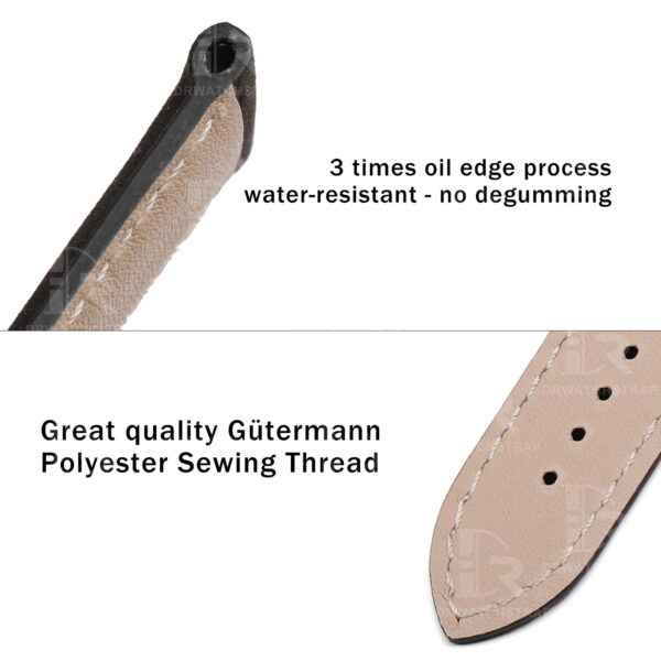 Buy Custom Patek Philippe 5230P Black Suede leather watchbands 20mm Handmade for band watch (3) Buy Custom Patek Philippe 5230P Black Suede leather watchbands 20mm Handmade for band watch (3)