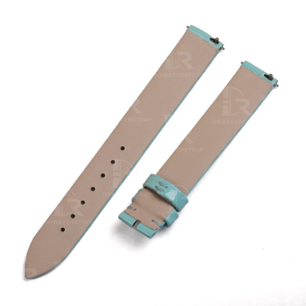 Buy Custom Piaget Possession g0a43090 Tiffany Blue Patent leather watch strap Handmade for watch band (2)