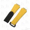 NEW 2023 Buy Custom Richard Mille Yellow rubber velcro Replacement strap Richard Mille band RM watchband aftermarket