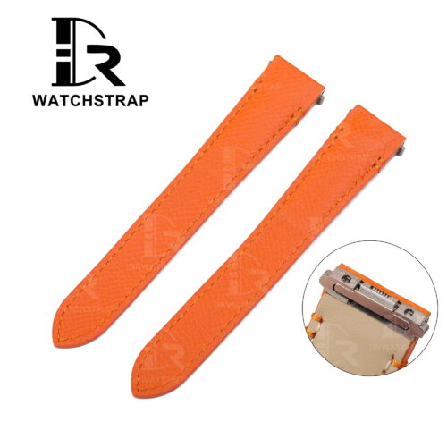 Buy Custom New Cartier Santos Orange Epsom leather straps19mm 21mm replacement watch band (1) Buy Custom New Cartier Santos Orange Epsom leather straps19mm 21mm replacement watch band (1)
