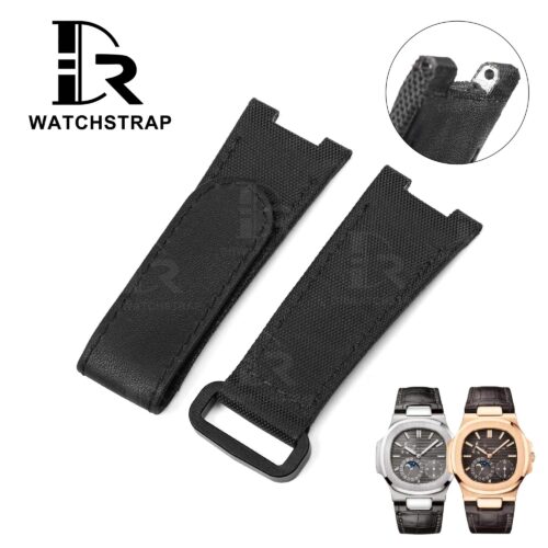 Buy Custom patek philippe nautilus 5711 Black Velcro strap Nylon for 5712 7010 Replacement for watch band (1) Buy Custom patek philippe nautilus 5711 Black Velcro strap Nylon for 5712 7010 Replacement for watch band (1)