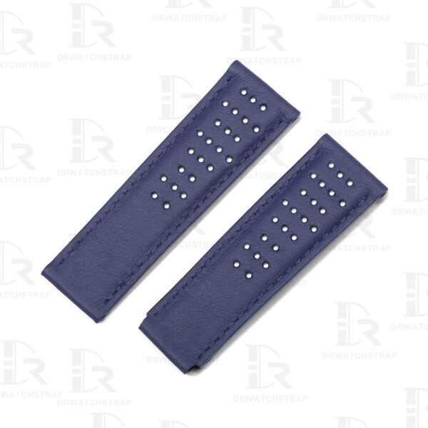 Custom Seiko 5 sports 55th anniversary ultraseven limited edition blue rally leather strap 20mm replacement watch band Custom Seiko 5 sports 55th anniversary ultraseven limited edition blue rally leather strap 20mm replacement watch band