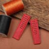 Custom Seiko 5 sports 55th anniversary ultraseven limited edition Red leather strap 20mm replacement watch band Custom Seiko 5 sports 55th anniversary ultraseven limited edition Red leather strap 20mm replacement watch band
