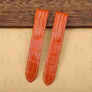 custom Cartier Roadster black calfkin watch strap