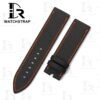 Buy Custom Blancpain x Swatch strap 22mm Black Canvas Sailcloth watch bands Bioceramic Scuba (1)