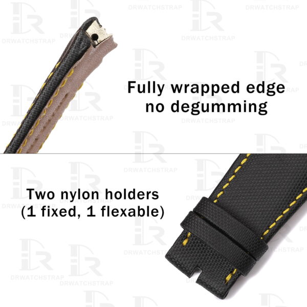 Buy Custom Girard Perregaux laureato watch strap Black Select High-density Canvas Nylon Replacement watchbands (2) Buy Custom Girard Perregaux laureato watch strap Black Select High-density Canvas Nylon Replacement watchbands (2)