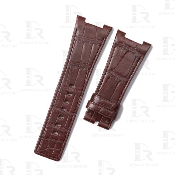 Buy Custom IWC Ingenieur 323909 Brown Leather Strap 28mm Replacement watch Straps