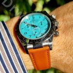 Vacheron Constantin Malte Chronograph black Alligator leather watch band strap for sale (1)