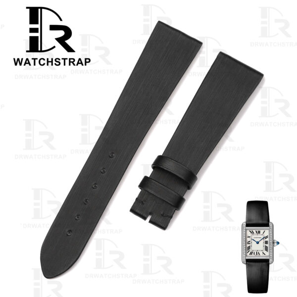 Buy Custom Black Satin leather watch strap for Cartier Tank Ronde Solo xl straps 16mm 17.5mm 18mm 20mm 23mm handmade watch band (1) Buy Custom Black Satin leather watch strap for Cartier Tank Ronde Solo xl straps 16mm 17.5mm 18mm 20mm 23mm handmade watch band (1)