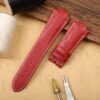 Buy Custom Girard Perregaux laureato straps Red calf Calfskin leather Handmade watchband strap (1) Buy Custom Girard Perregaux laureato straps Red calf Calfskin leather Handmade watchband strap (1)