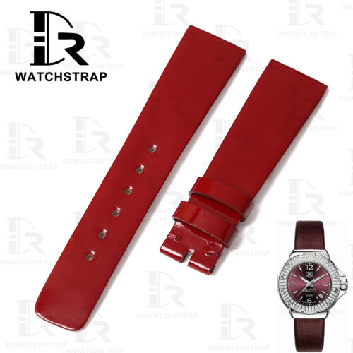 Buy custom Tag Heuer formula 1 watch band Red Patent leather strap replacement 17mm (1) Buy custom Tag Heuer formula 1 watch band Red Patent leather strap replacement 17mm (1)
