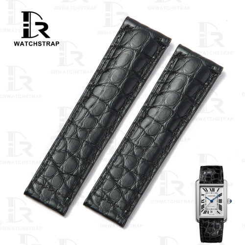 Custom Cartier leather watch band fixed length for vintage old Cartier Tank Baignoire watch strap (4) Custom Cartier leather watch band fixed length for vintage old Cartier Tank Baignoire watch strap (4)
