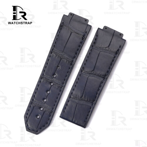 Buy Custom Hublot big bang unico Classic Fusion strap Dark Blue alligator leather watch band Buy Custom Hublot big bang unico Classic Fusion strap Dark Blue alligator leather watch band