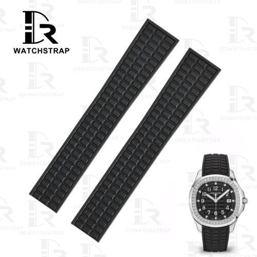 Buy replacement Patek Philippe Aquanaut 5069 5067 5068 5072 19mm Lady's Black rubber watch strap (1) Buy replacement Patek Philippe Aquanaut 5069 5067 5068 5072 19mm Lady's Black rubber watch strap (1)