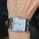 Cartier Tank Black Lizard leather watch band by drwatchstrap (2)