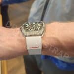 Richard Mille Replacement White Elastic watch band strap for sale (2) Velcro strap fit for Richard Mille 035 030 055 011 016 059 067 and more